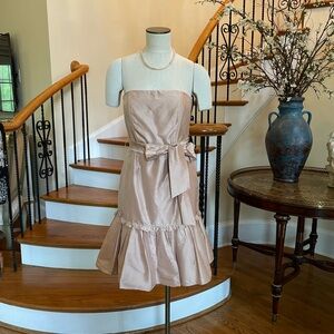 NWOT Formal or Party Shani Strapless Dress in Blush Pink SZ 6